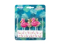 Tårtljus Med Flamingo Och Ananas
