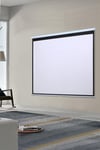 92" Manual Wall/Ceiling Mounted Projector Screen
