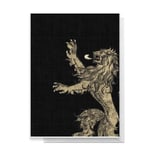 Game of Thrones House Lannister Greetings Card - Large Card
