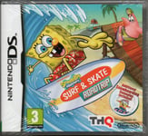 SPONGEBOB: SURF & SKATE: ROADTRIP GAME DS DSi Lite 3DS ~ (2) NEW / SEALED