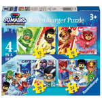 PJ Masks Heroes 4 In A Box Jigsaw Puzzle | 4 Various Jigsaw Puzzles | Great Gift