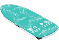 Leifheit Housse Thermo Reflect pour table à repasser Air Board Table Compact, housse de table à repasser rembourrée, housse pour planche à repasser 73 x 30 cm avec bande élastique et clip de tension