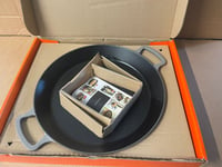 Le Creuset Cast Iron Paella Pan 34cm- Flint  (NEW)