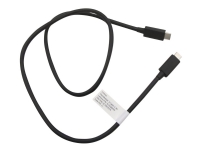 Lenovo - Thunderbolt-kabel - 24 pins USB-C (han) til 24 pins USB-C (han) - Thunderbolt 3 - 70 cm - FRU