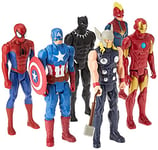 Hasbro Marvel Titan Hero Series, Multipack de 6 Figurines de 30 Cm à Collectionner, Pour enfants à Partir de 4 Ans Exclusivité sur Amazon