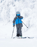 Qanuk Ridge Jacket JR Palace Blue/Iron Grey (158/164)