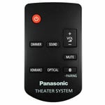 Genuine Panasonic N2QAYC000123 Sound Bar Remote Control for SC-HTB200, SC-HTB208