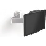 Durable -tabletställ med väggfäste och arm, silver