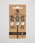 ZlideOn 3-Pack Zippers Silver L