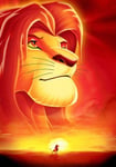 lcyab 1000 Piece Wooden Puzzle-The Lion King Movie Posters-Personality Creative Family Education Into Children'S Stress Relief Puzzle Game