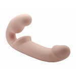 Remote Control Inflatable Vibrating Silicone Ergo Fit Strapless Strap-On/Pegging