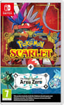 Pokemon Scarlet & Area Zero - Nintendo Switch New