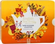 English Tea Sho A Set Of Super Goodness Collection Teas In A Decorative Tin Of 36 Pcs. 61.5 G