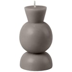 Cozy Living Candleholder Stearinlys S, Dark Taupe Parafin