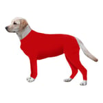 Dog Recovery Suit,Long Sleeves Bodysuit Jumpsuit for Dogs,E Collar Alternative for Recovery,Pet Post Surgery Suit