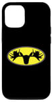 Coque pour iPhone 12/12 Pro Bull Moose Logo Minnesota Michigan Canada Maine Terre-Neuve