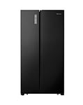 Fridgemaster MS91520EB American Fridge Freezer - Black