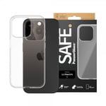 SAFE. by PanzerGlass iPhone 15 Pro Skal Soft TPU Case Transparent Klar