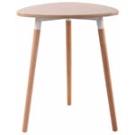 Table de cuisine table d'appoint en bois couleur nature hauteur 75 cm ø 60 cm