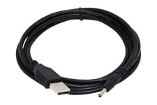Cablexpert - USB / strøm kabel - USB (kun strøm) til DC jackstik 3,5 x 1,0 mm - 1.8 m