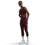 Nike Fast Mid-Rise 7/8 Tights Dam XL Röd - Långa tights för löpning och träning