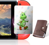 20 pièces Cartes de jeu NFC pour Mario Kart 8 Deluxe compatible avec Nintendo Switch/Wii U avec porte-cartes