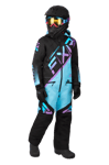 FXR CX Monosuit Barn Svart-Himmel-Lila Fade""