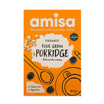 Amisa Organic Gluten Free Four Grain Porridge 300g (Pack of 3)