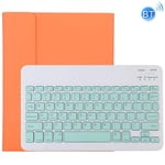 For ipad Pro Cmf TG11B Detachable Bluetooth Green Keyboard + Microfiber Leather Protective Case for iPad Pro 11 inch (2020), with Pen Slot & Holder (Black) (Color : Orange)