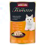 animonda vom Feinsten Adult i sås 18 x 50 g - Kycklingfilé & ankbröst i sås