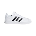 Adidas VL COURT 2.0 JR WHITE/BLK, VIT, JUNIOR, 30