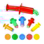 för Creative 5 st Plasticine Squeeze Set Lera Deg Modell Verktyg Leksak Diverse Design Deg Extruders Set DIY Making Playd