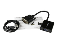 StarTech.com Aktiv DVI-D till VGA-kabeladapter - 1920x1200 - Videokort - DVI-D, Mikro-USB typ B (endast ström) till HD-15 (VGA) (hona) - 24.8 m - aktiv, 1920 x 1200 (WUXGA) stöd - svart