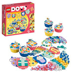 LEGO 41806 Dots Le Kit de Fête Ultime, Jeux Anniversaire, Cadeau pour Sachets de Fête, avec Cupcakes, Jouets Bracelets et Guirlandes, Décoration, Enfants