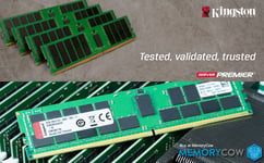 Kingston - DDR4 - module - 16 Go - DIMM 288 broches - 3200 MHz / PC4-25600 - CL22 - 1.2 V - mémoire sans tampon - ECC - pour HP Workstation Z2 G5