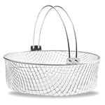 Air Fryer Basket,Steamer Basket,304 Stainless Steel Mesh Basket for Air Fryer,Ai