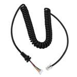 Mic Cable Car Radio Replacement Line Hand Mic Line For MH-48A6J XD