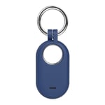 Galaxy SmartTag 2 Nyckelring med silikonskal, blå