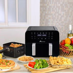 9L Basket Air Fryer with Dual Basket