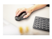 CHERRY DW 9500 SLIM - Sats med tangentbord och mus - trådlös - 2.4 GHz, Bluetooth 4.0 - AZERTY - belgisk - tangentbrytare: CHERRY SX - grå, svart - plastfri förpackning