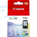 Bläckpatron Canon CL 511 färg (cyan, magenta, gul) 244 sidor