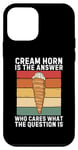 iPhone 12 mini Cream Horn Is The Answer Who Cares What The Question Is Case