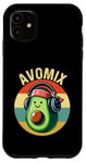 iPhone 11 Dj Avocado With Headphones For Men Boys Women Kids Gifts Case