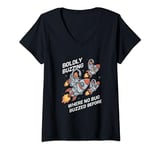 Womens Buzzing Where No Bug Has Buzzed Before Cicada Fest 2024 Tour V-Neck T-Shirt
