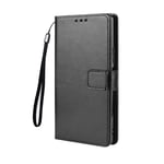 LAGUI Case Compatible for Nokia 8.3 5G, Mature and Stable Wallet Cover with Card Slots, Magnetic Closure and Flip Stand, Anti Slip Against Scratches Anti-collision, black