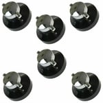 Knob Fits Stoves Belling New World Diplomat Hygena Gas Oven Hob Control 6 Pack