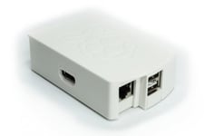 Boîtier pour Raspberry PI Modèle B (pas pour Pi 2 ou B +!), couleur: blanc; monté en 30 secondes, sans vis, fabriqué en Europe