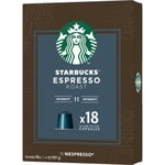 Starbucks Nespressos Espresso Roast-kaffekapsel, 18 kaps. 103g