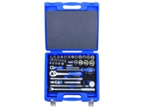 KT SET OF NAS.1/4+1/2 AND BITS 60 pcs. SHORT 6-SHORT SOCKETS 4-32mm WITH RATCHET AND ACCESSORIES