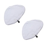 2 X Steam Mop Microfibre Cleaning Cloth Cover Pads Kit Fits Vileda